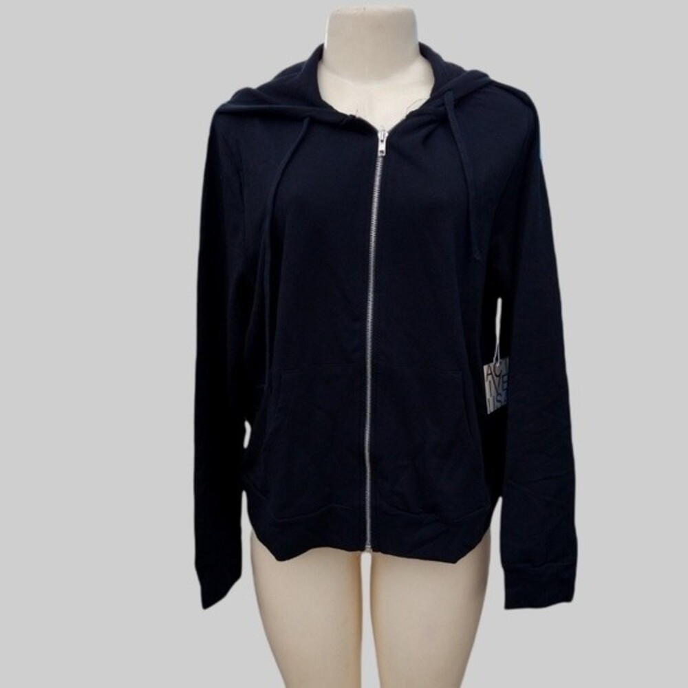 Black French Terry Jacket XL